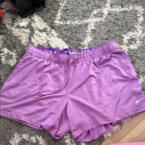 Nike Women's Lavender Athletic Shorts